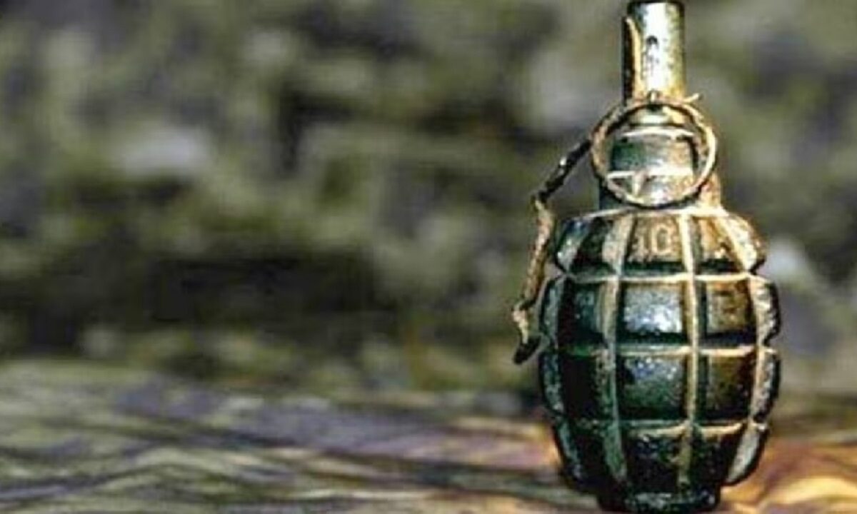 hand grenade in the capital Delhi