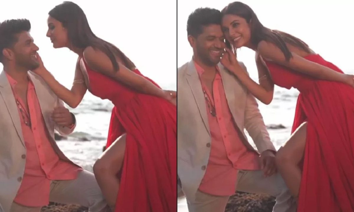 Guru Randhawa Shehnaaz Gill romantic photoshoot