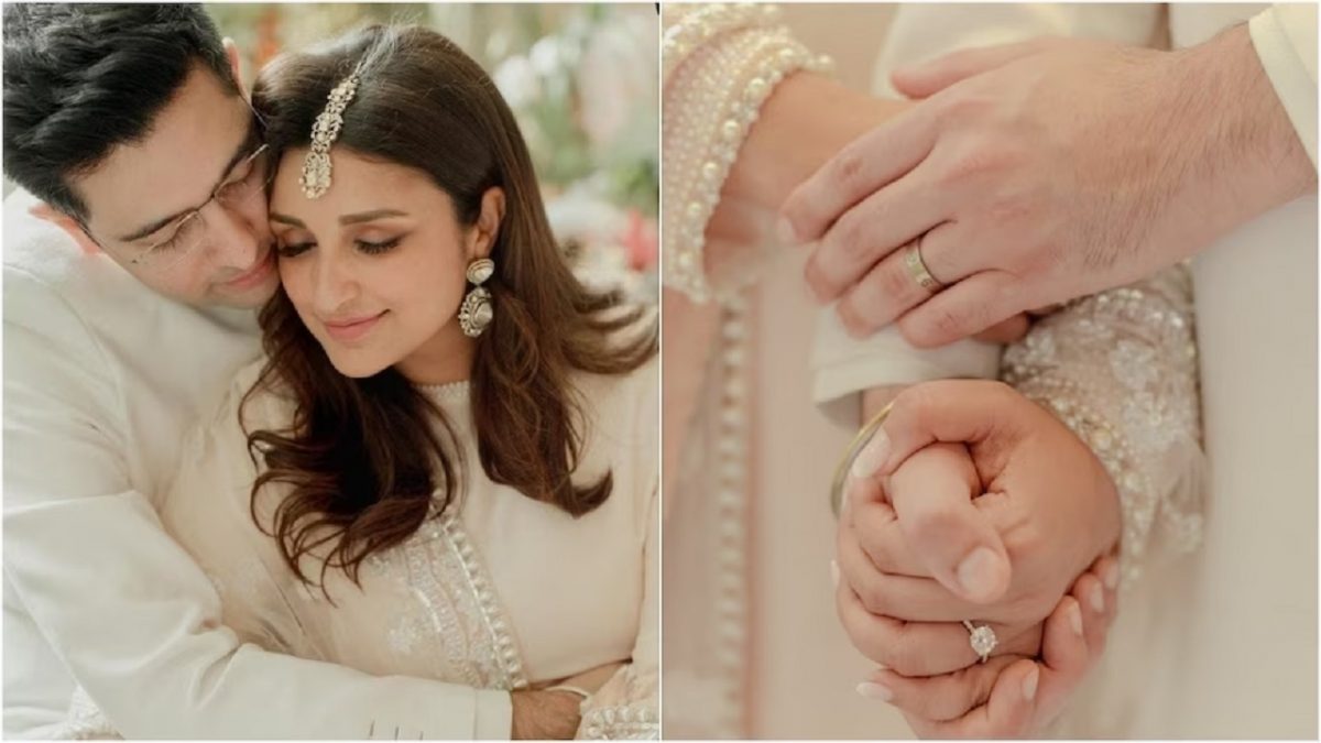 Parineeti Chopra and Raghav Chadha engagement