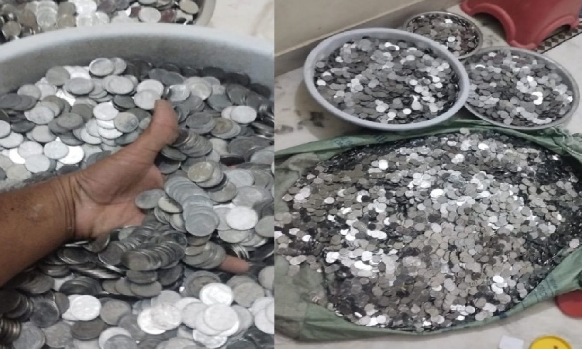 rajasthan man gives-280 kg coins in alimony to wife