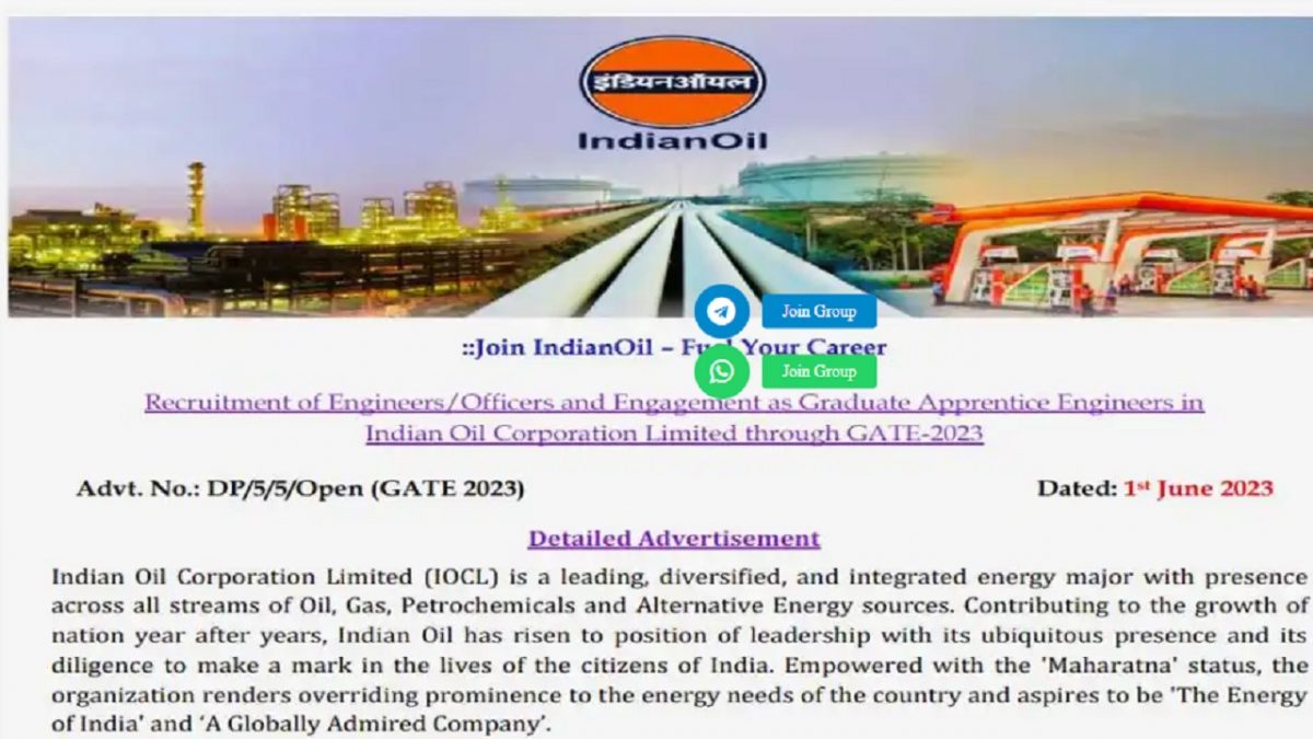 IOCL Recruitment 2023