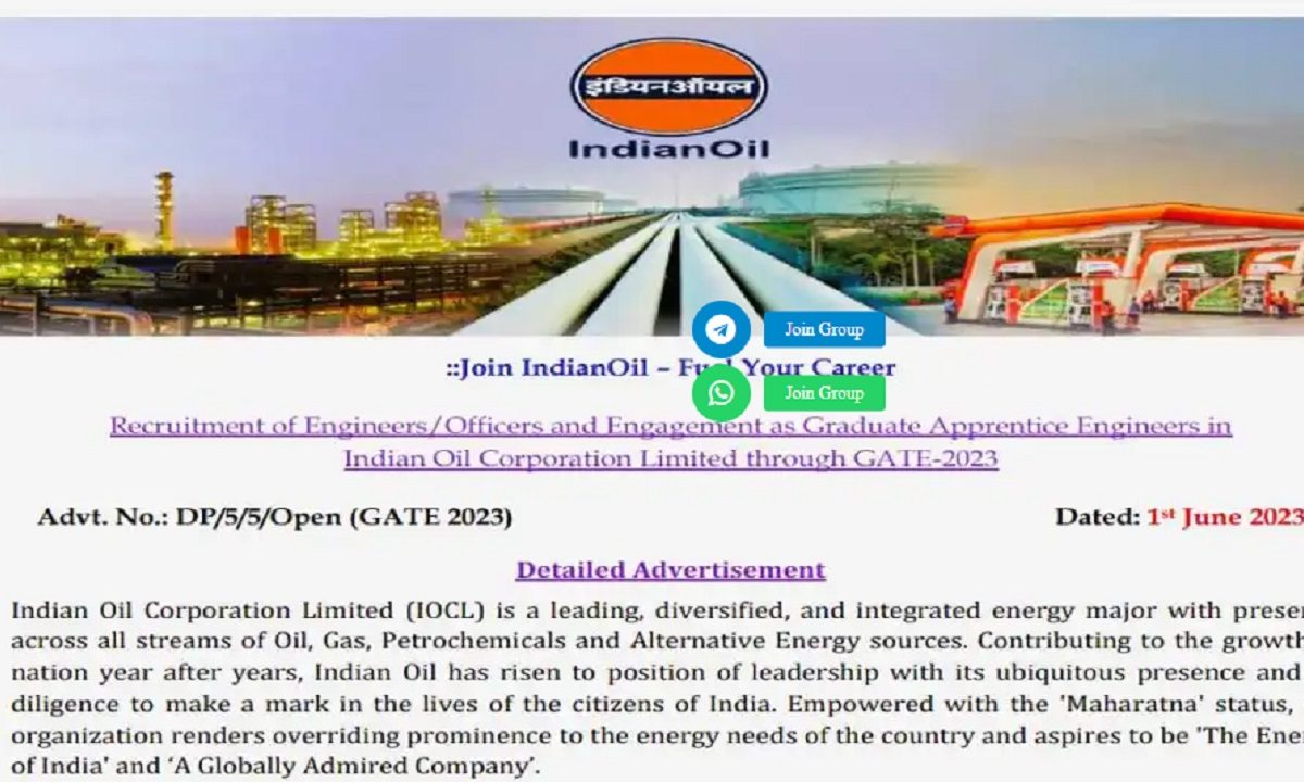 IOCL Recruitment 2023