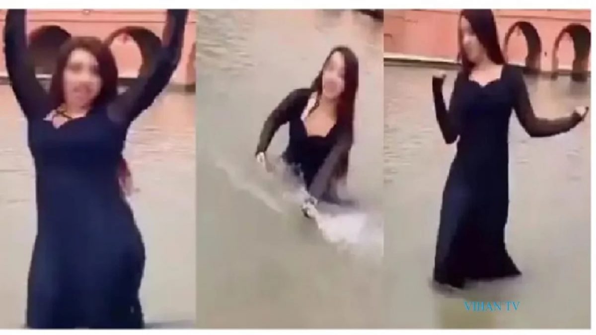 Girl Dance In Saryu River