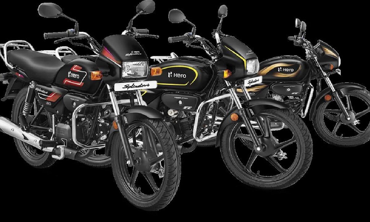 Hero Splendor Plus Black and Accent