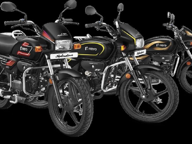 Hero Splendor Plus Black and Accent