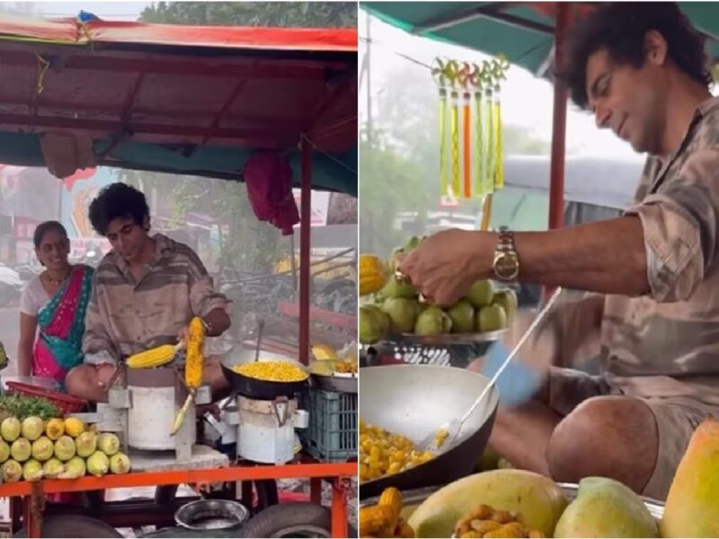 Sunil Grover Sells Corn