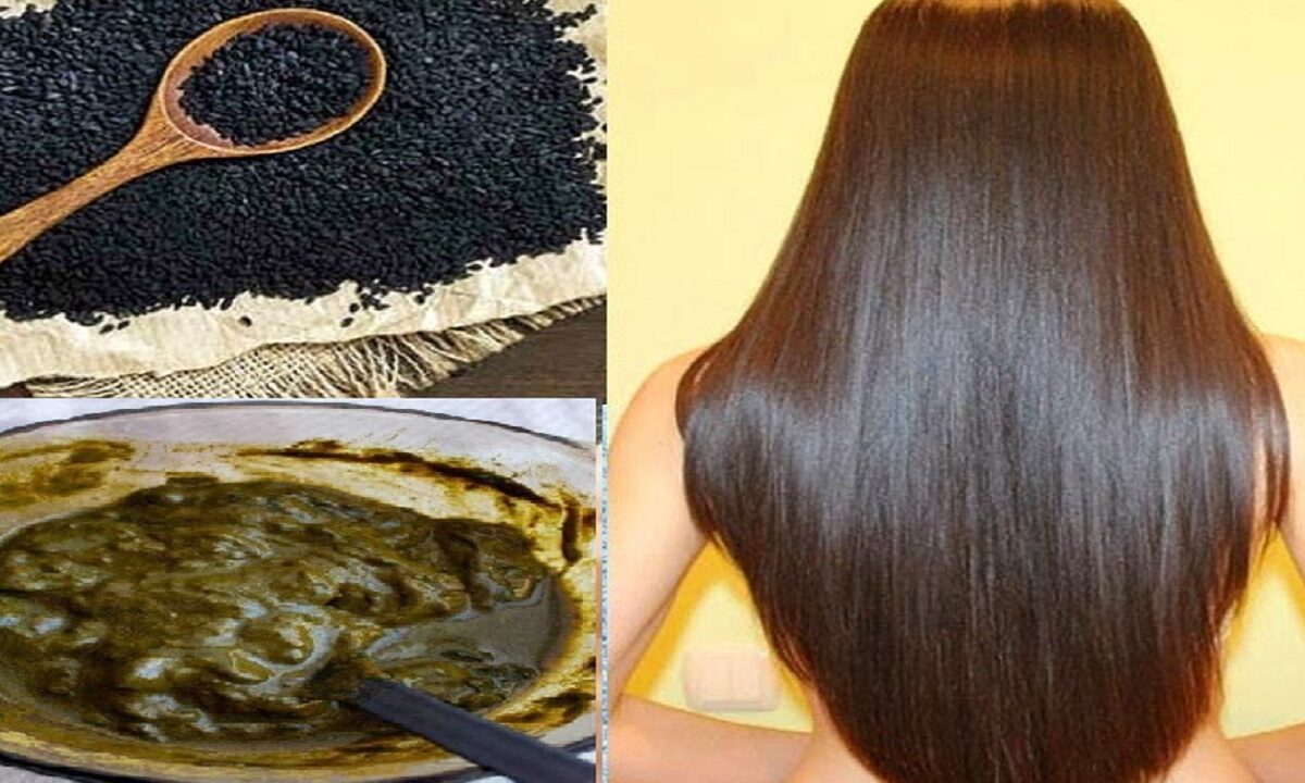 black hair will be with the use of kalonji