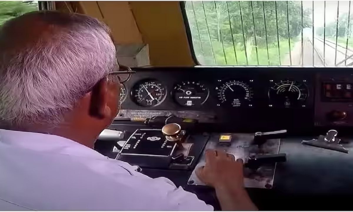 work of train loco pilot