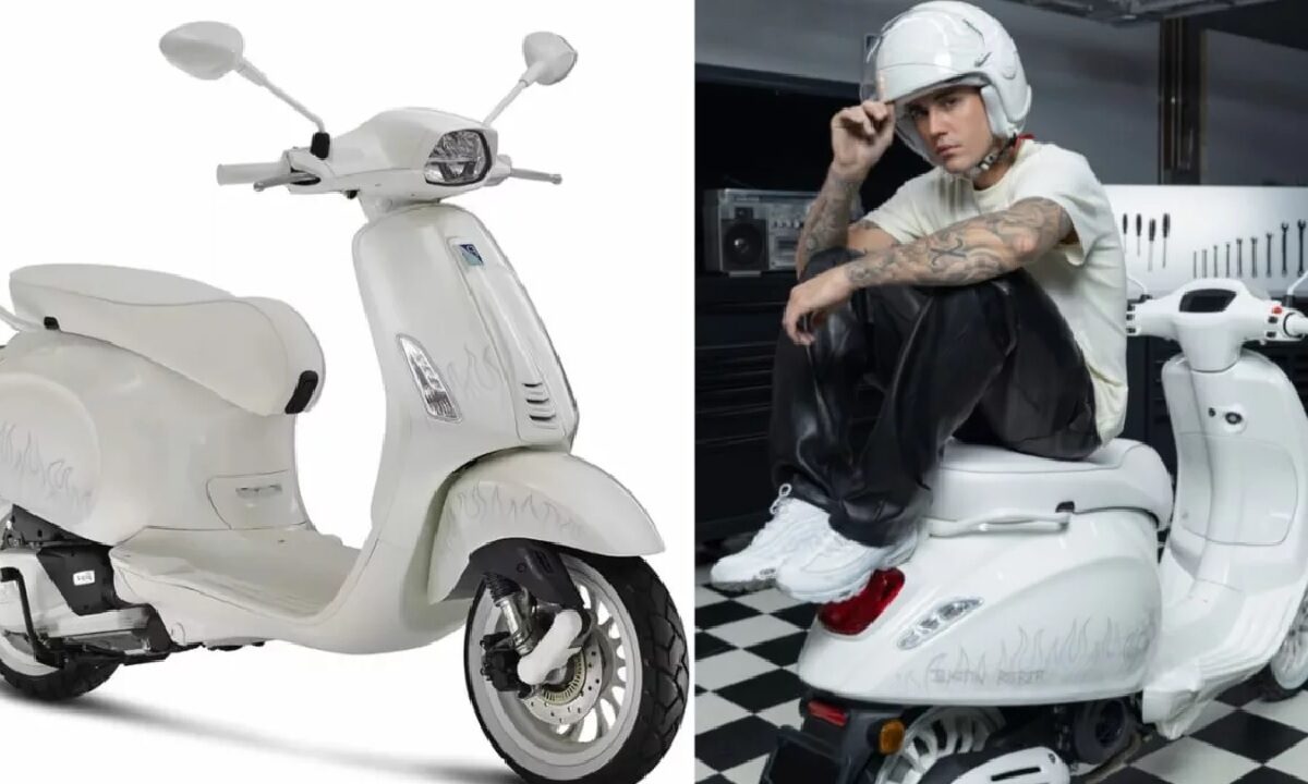 Justin Bieber Vespa Scooter