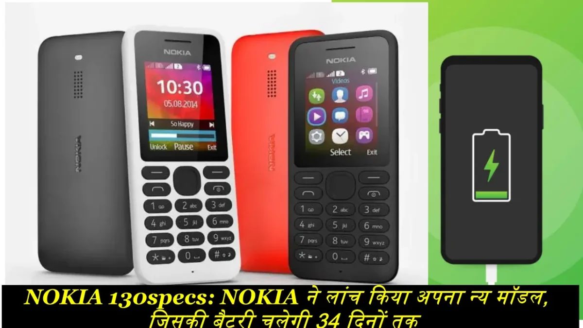 Nokia 130 Specs