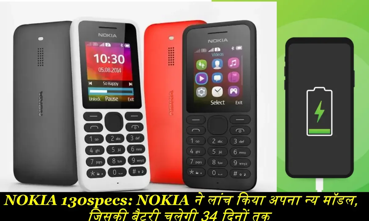 Nokia 130 Specs