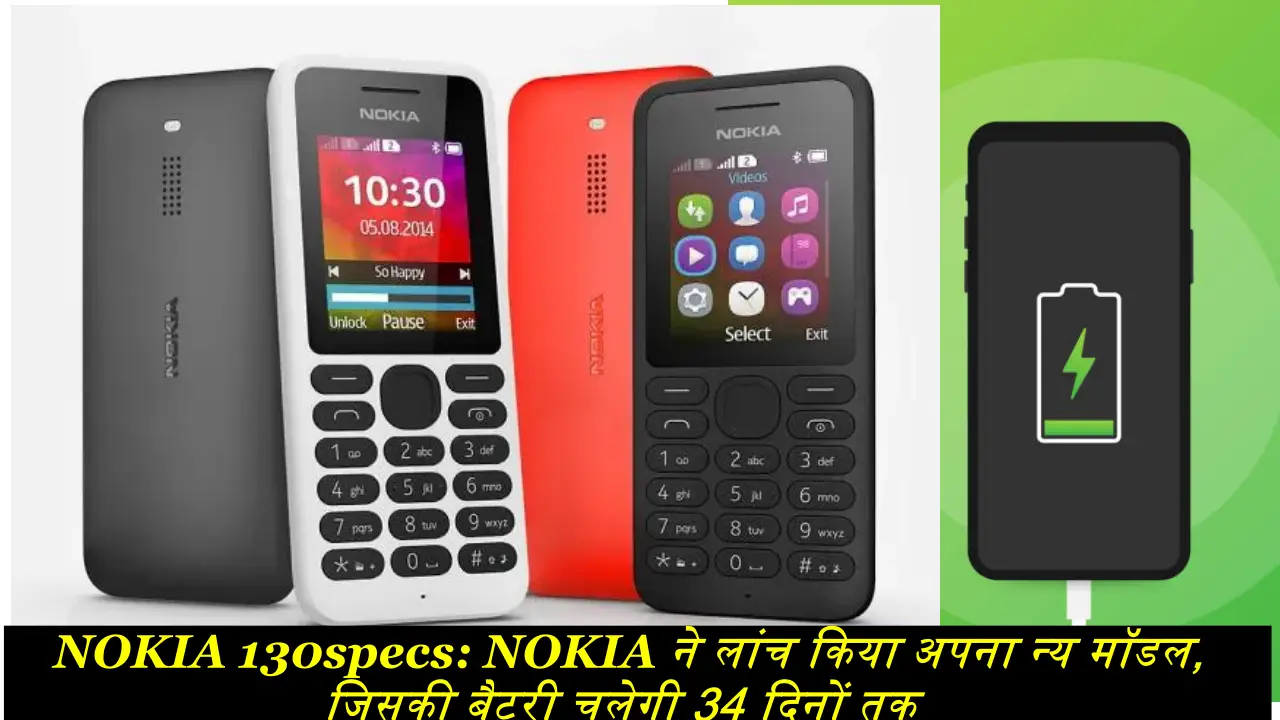 Nokia 130 Specs
