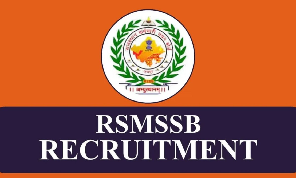 rsmssb recruitment 2023