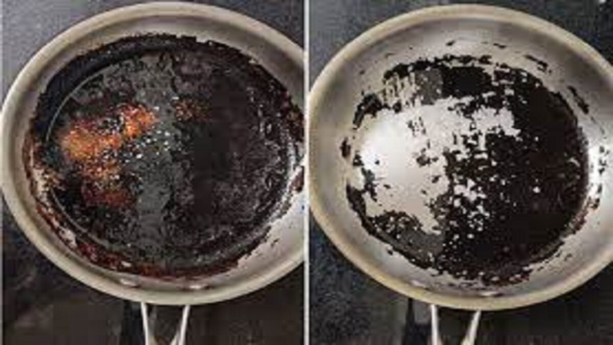 burnt utensils