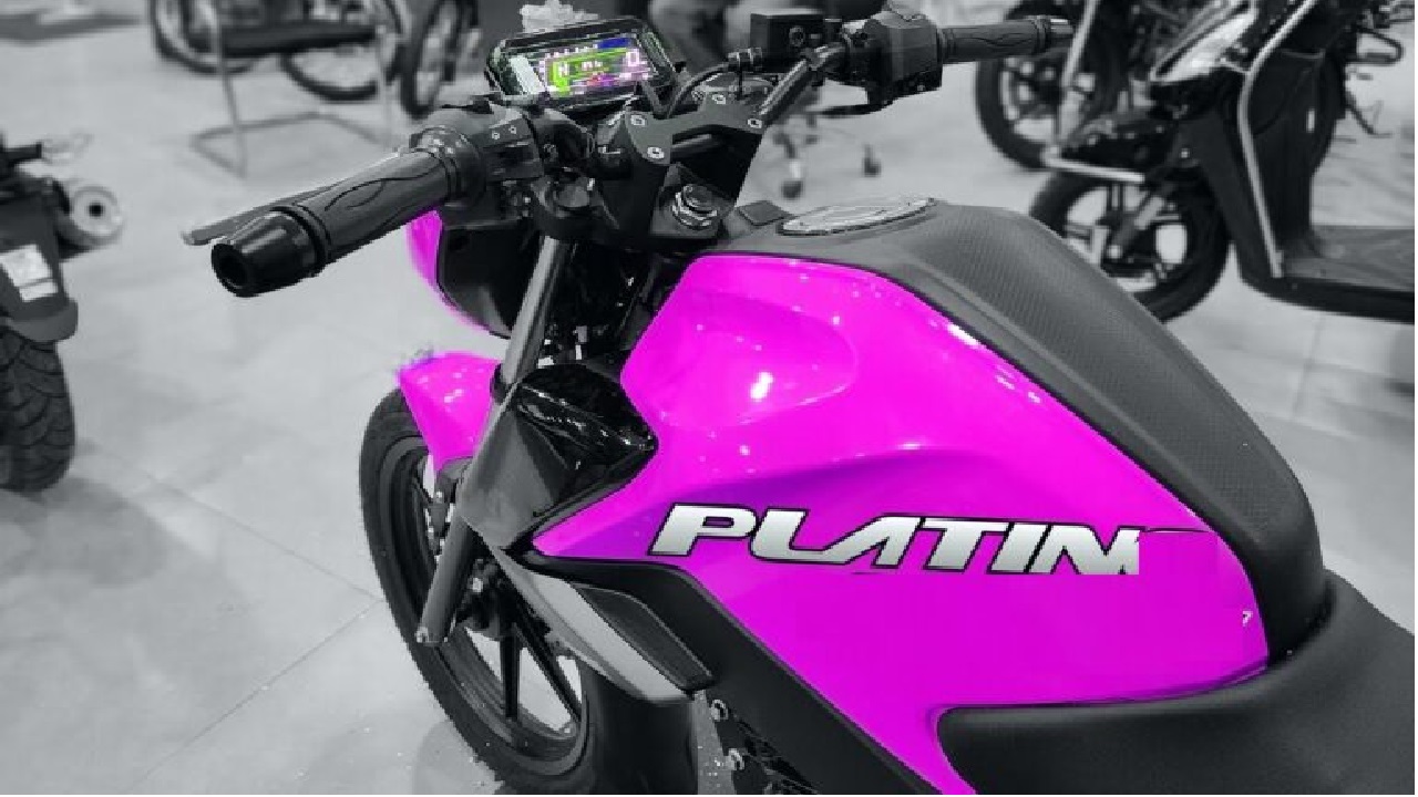 Bajaj platina 110 deals modified