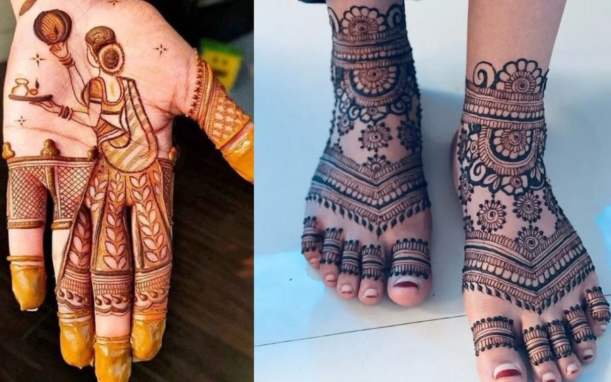 Mehndi Designs Karwa Chauth 2022 simple, latest, easy for full hand: see  the latest and unique mehndi designs of hand and foot mehndi on karva  chauth | लाइफस्टाइल News, Times Now Navbharat