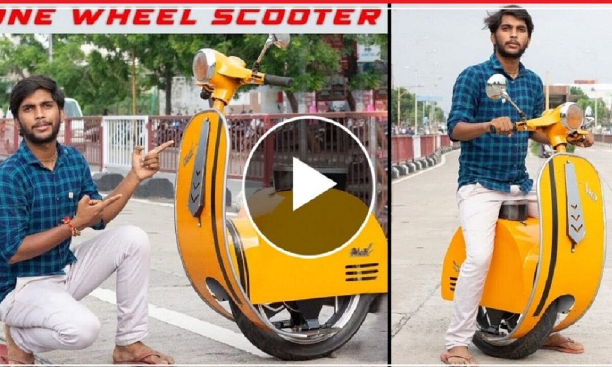 scooter runs on only 1 wheel