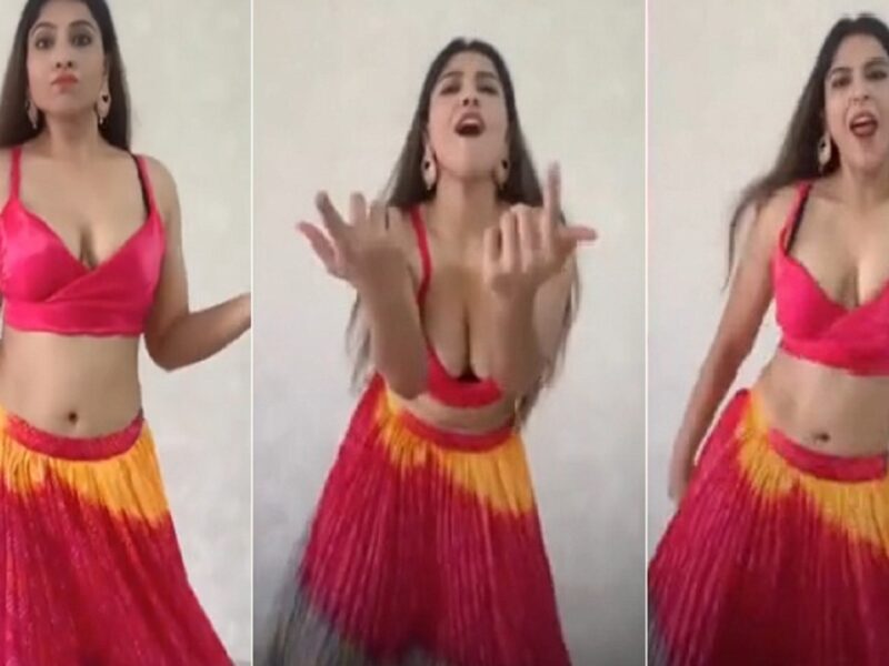 viral girl dance video