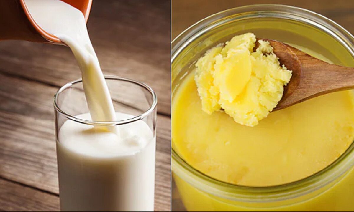 Ghee Mixed With Milk