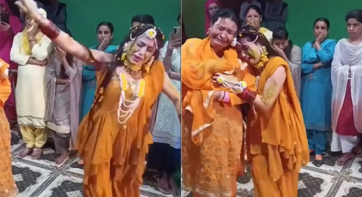 Bride Started Crying Hugs Mother While Dancing At Wedding But Did Not Stop Dancing