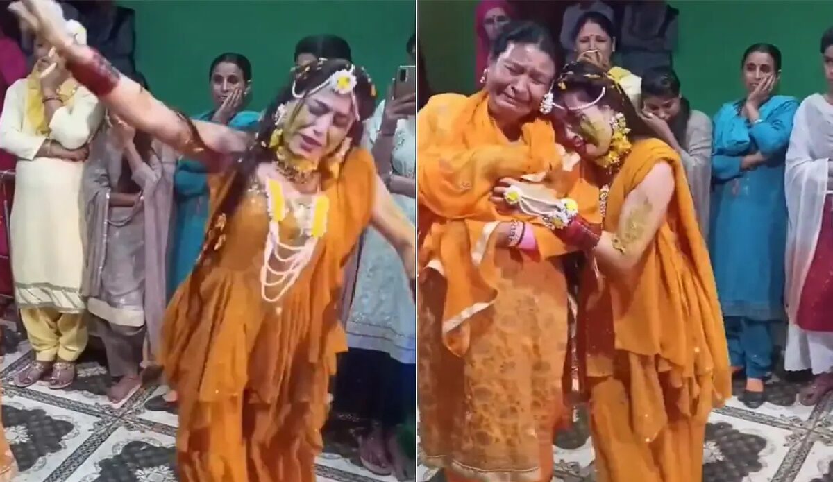 Bride Started Crying Hugs Mother While Dancing At Wedding But Did Not Stop Dancing