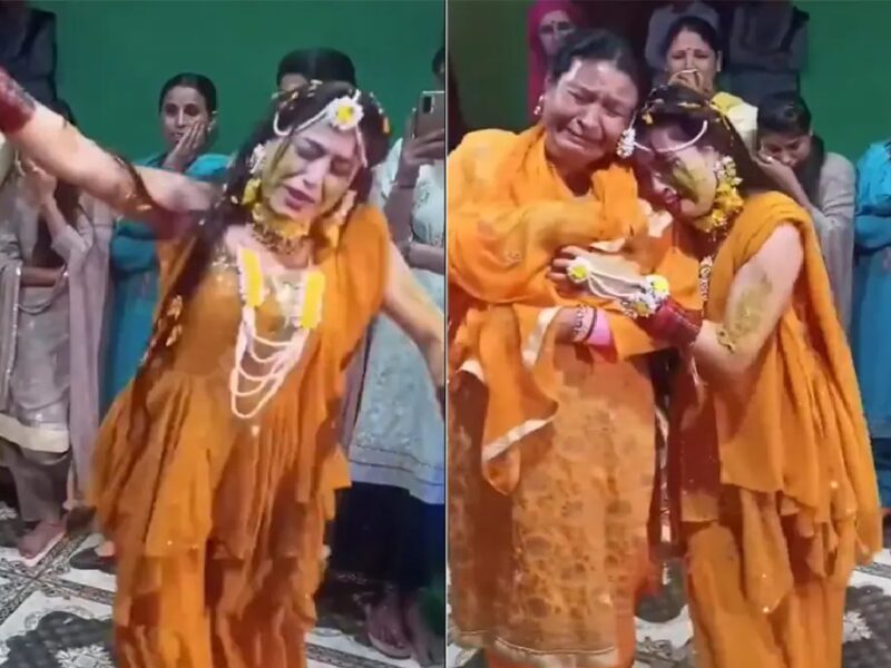 Bride Started Crying Hugs Mother While Dancing At Wedding But Did Not Stop Dancing