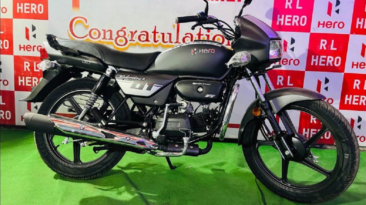 Hero Splendor Plus Black and Accent