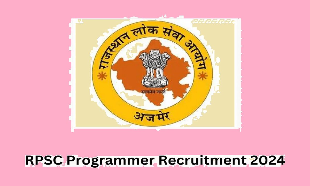 RPSC Programmer Recruitment 2024