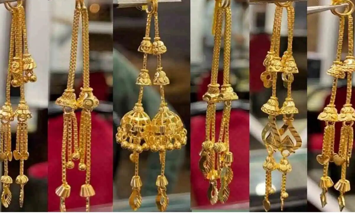 Sui Dhaga Design Earing