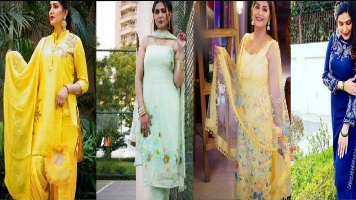 Sapna Chaudhary style suits