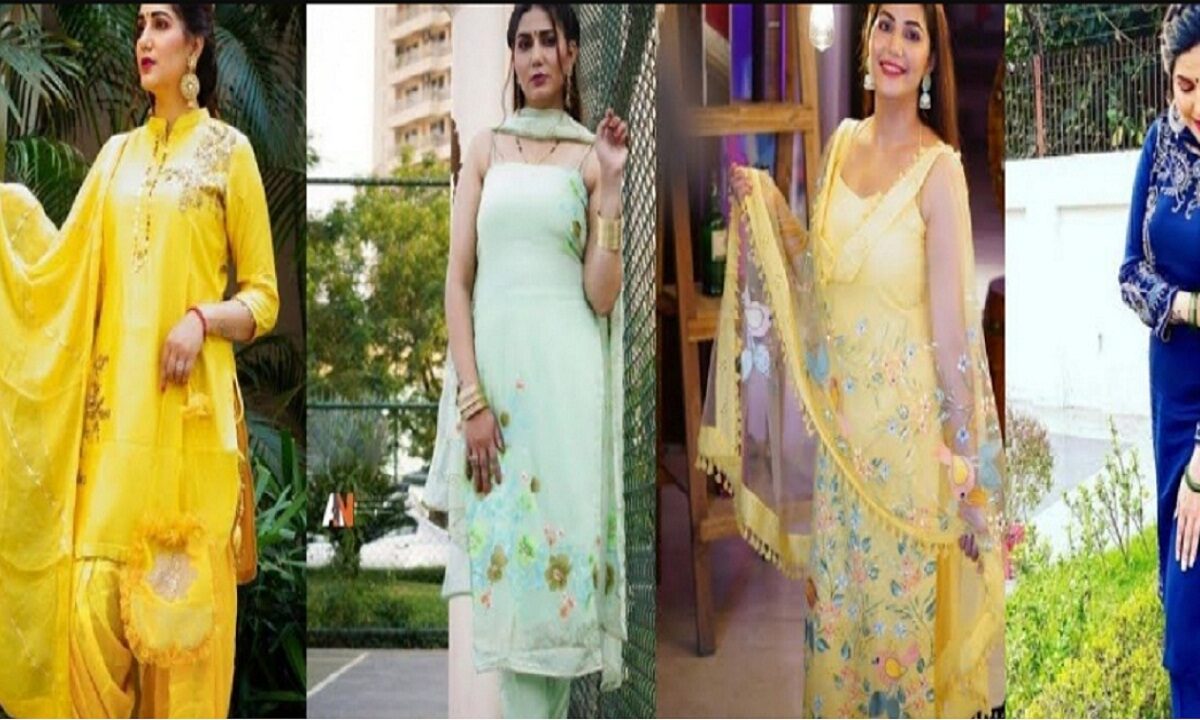 Sapna Chaudhary style suits