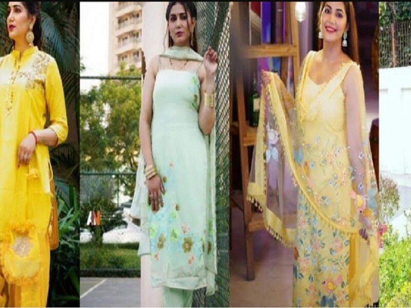 Sapna Chaudhary style suits