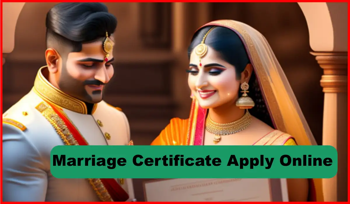 Marriage Certificate Apply Online