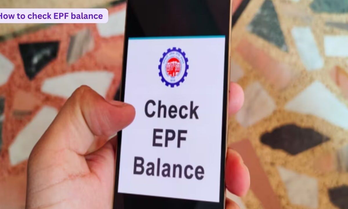 How to check EPF balance