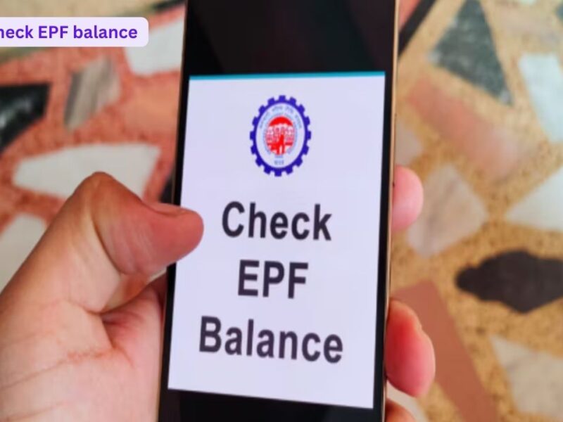 How to check EPF balance