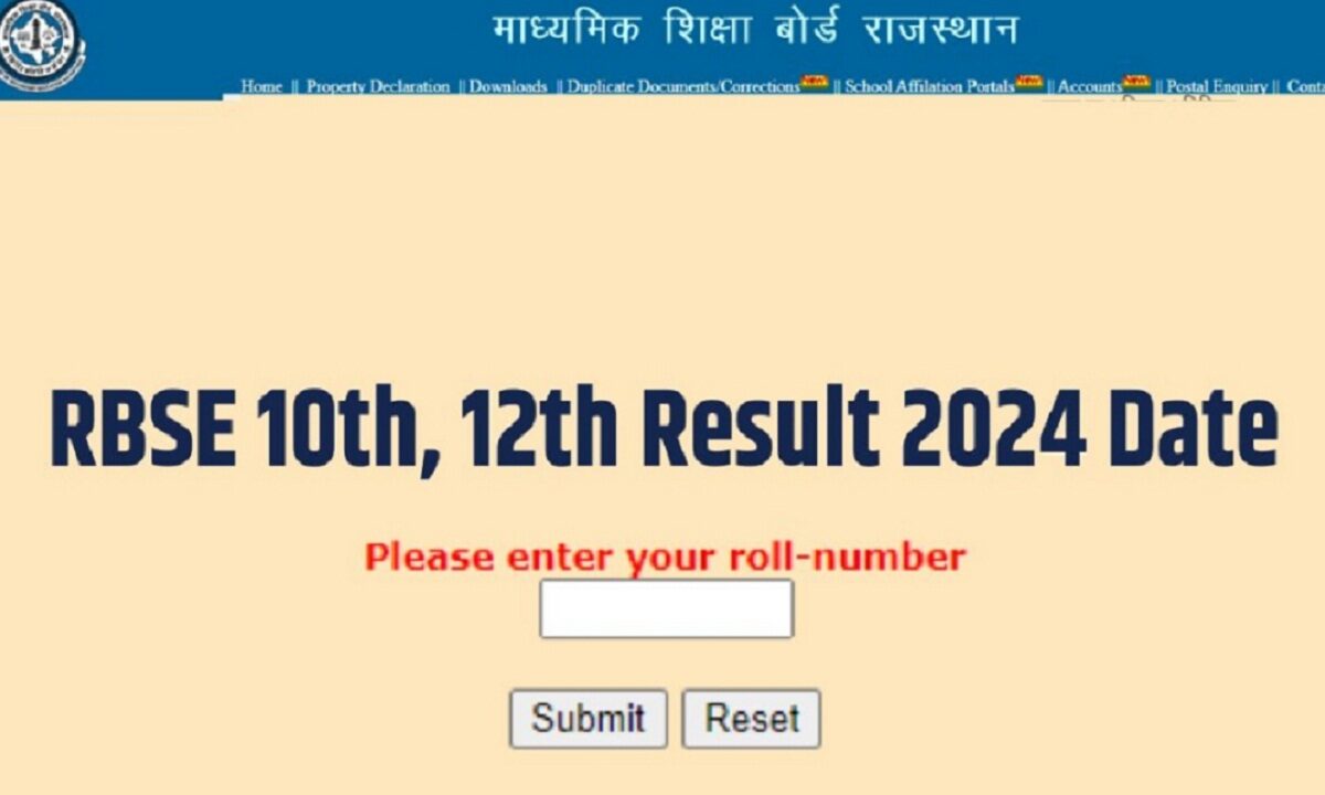 Rajasthan Board Result