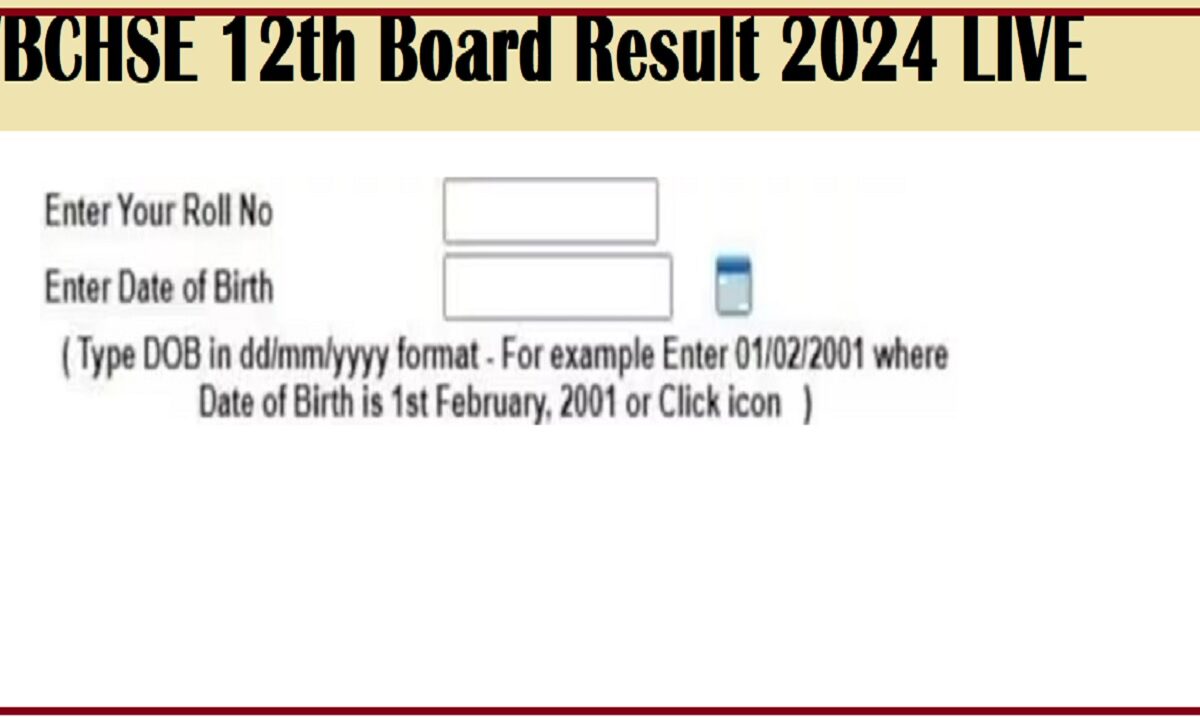 WBCHSE 12th Board Result 2024 LIVE