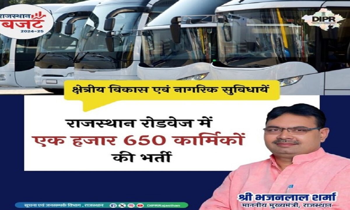Rajasthan Roadways Vacancy 2024