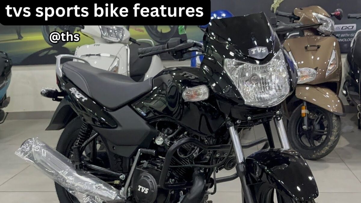 tvs sports bike features