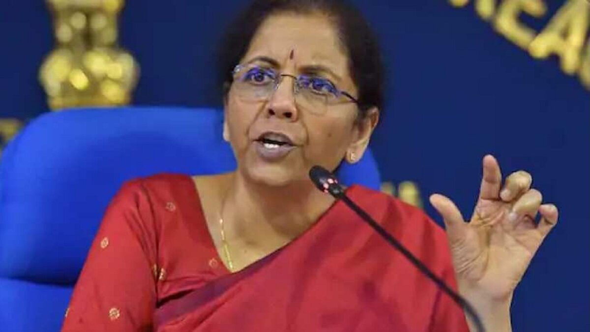 Finance Minister Nirmala Sitharaman