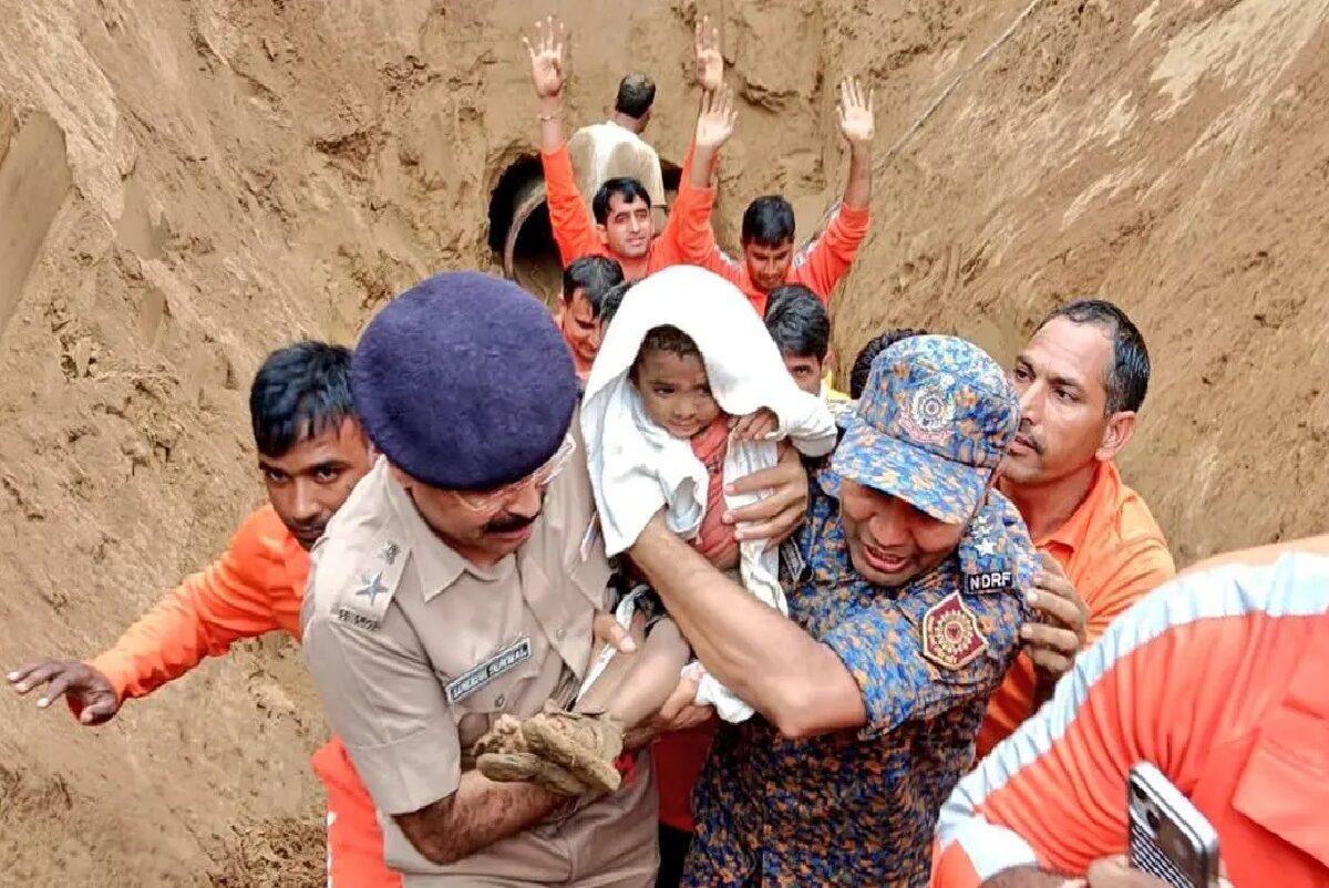 Girl found out of borewell