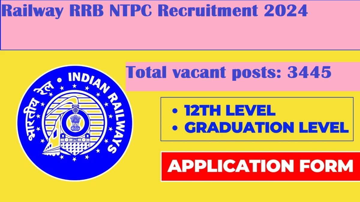 Railway RRB NTPC Recruitment 2024