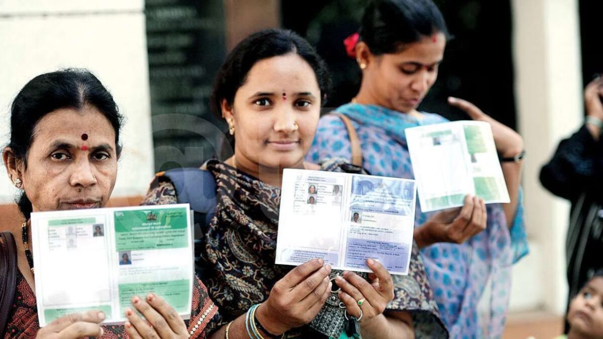 Ration card holders