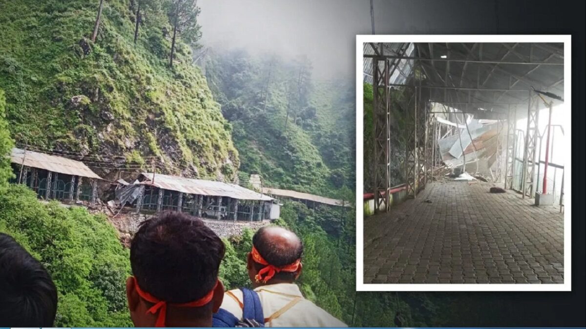 landslide on Mata Vaishno Devi