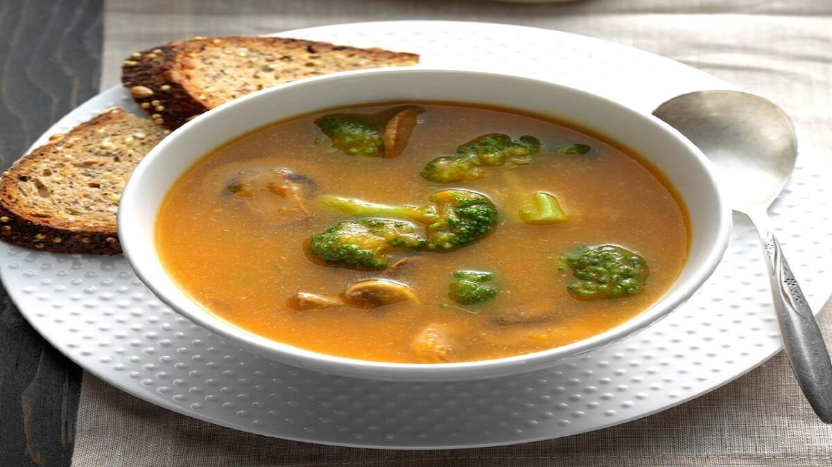 mushroom broccoli soup recipe