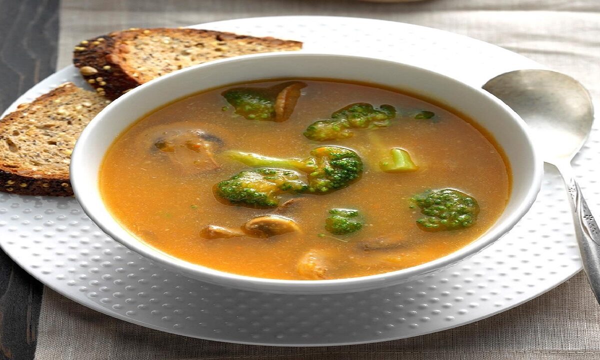 mushroom broccoli soup recipe