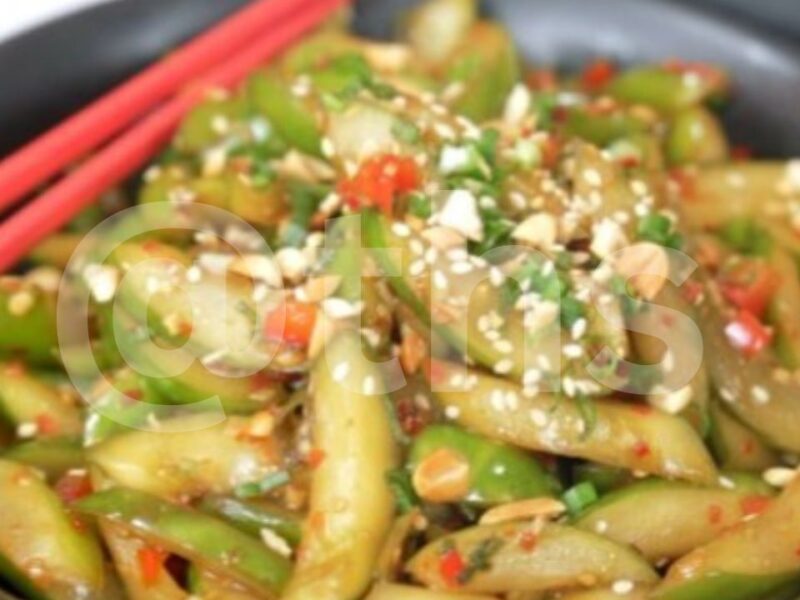 stir fried cucumber