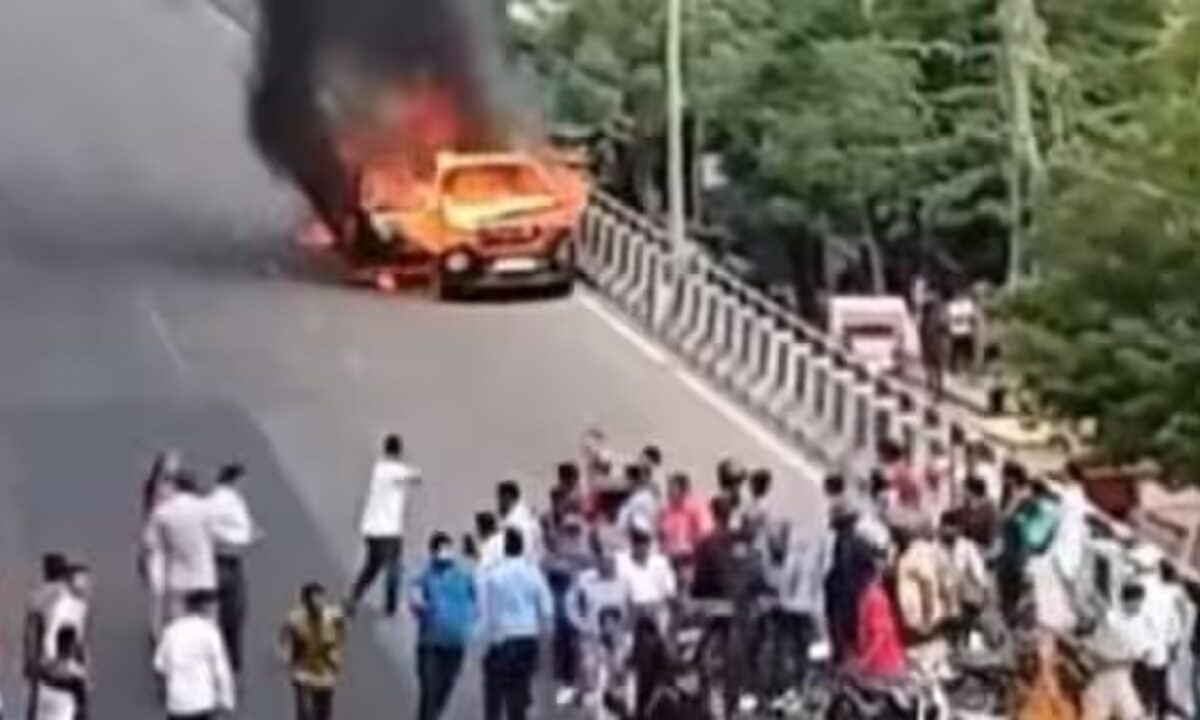 Burning Car Video