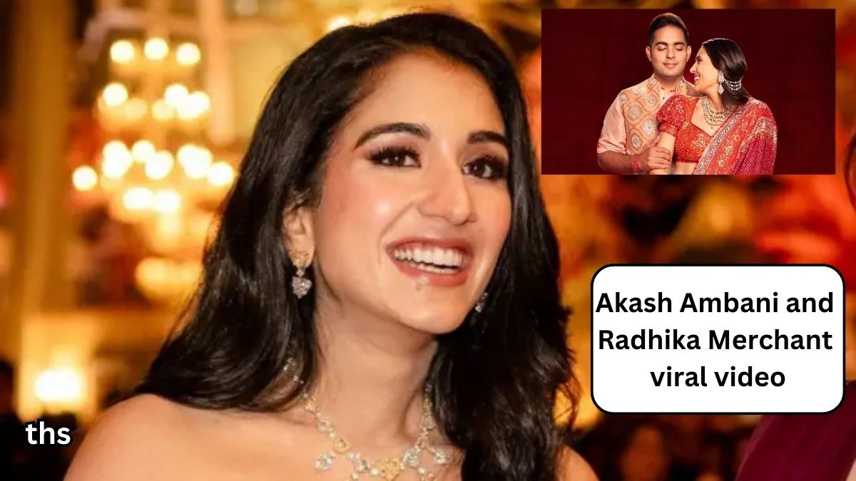 Akash Ambani and Radhika Merchant viral video