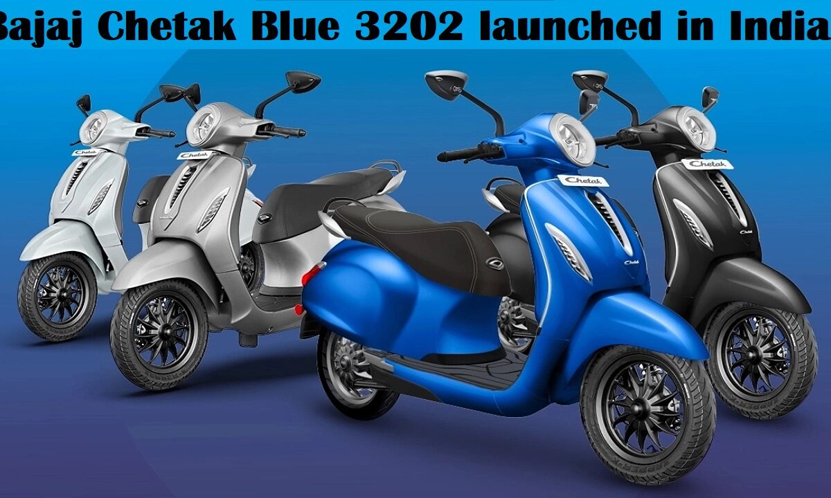 Bajaj Chetak Blue 3202 launched in India